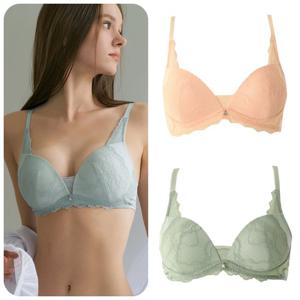 [비너스]C컵 노와이어 레이시한 감각의 몰드 브라 VBRW623C