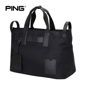 [PING] 남성 레더 패치 보스턴백
