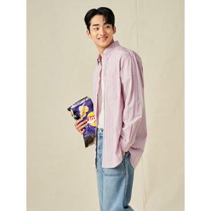 [빈폴멘] [Reedition] 멀티 스트라이프 셔츠  핑크 (BC5264S01X)