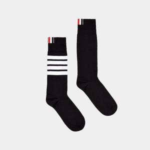 톰브라운 여성 미드카프 삼선탭 사선 양말 삭스 네이비 FAS020B 01690 415