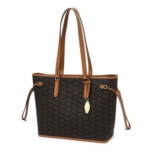 [질스튜어트] 브라운 로젤라칠링 패턴 쇼퍼L JABA5E300W2