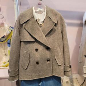 수스 HC07 헤링본코쿤더블울자켓 S244BJKA09