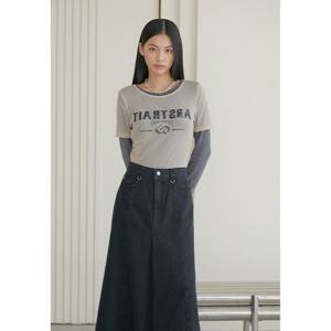 [에고이스트]메쉬 셔링 반팔 레이어드형 티셔츠(ER1CL262)