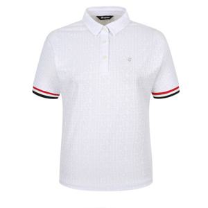 [레노마골프]25SS 여성 로고 자카드 카라 반팔 티셔츠 RWTPO6107