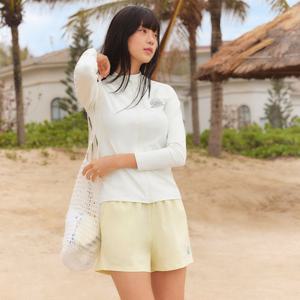 [레노마수영복]여성 비비드 숏팬츠 옐로우 RN-WS2F501-YE