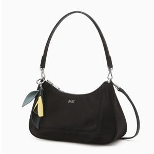 [닥스] 블랙 플라워 참장식 나일론 숄더백 DCBA5E522BK