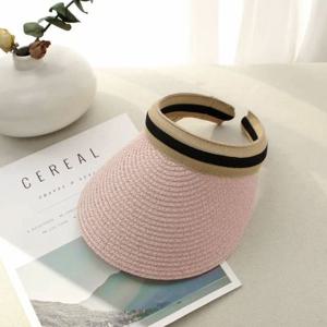 아이린 내추럴 썬캡 바이저 라피아 라탄 데일리햇