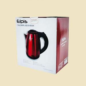 원터치 스텐 전기주전자 전기포트 1.8L 레드