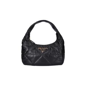 프라다 나파 탑스티치 탑스티치 나파 레더 백 블랙 1BC187-2DF0-F0002