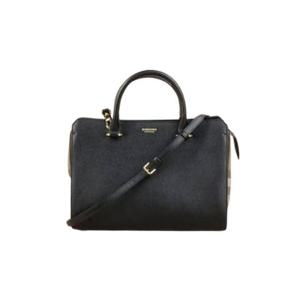 버버리 스몰 밴웰 투 웨이 체크 토트백 블랙 8084023