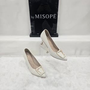 [미소페]By미소페 여성 모던 포인트 버클 힐 112HH411HY006 IVOR