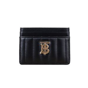 W 버버리 모노그램 롤라 TB로고 퀄팅 레더 카드지갑 8062374 A7527