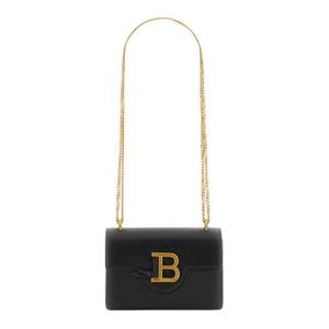 Balmain 로고 플라크 체인 링크드 미니 크로스바디 백 AN1OM183LAVE 0PA TP940795510