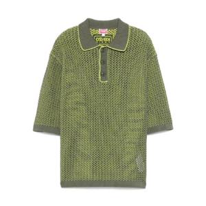 25 FW 겐조 오픈 니트 폴로 셔츠 FF55PU7113CG TP437169872