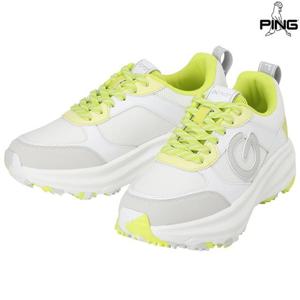 [핑골프][양말증정]여성 메쉬 배색 로고 골프화 621E1SE052_YL