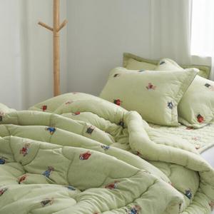 아트박스/르헤브 곰탱이 소프트 마이크로 차렵이불 패드세트 (SS