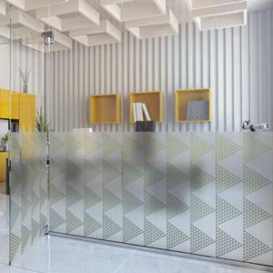 아트박스/꾸밈 ib214_m-무점착유리시트_그라데이션삼각형_글라스