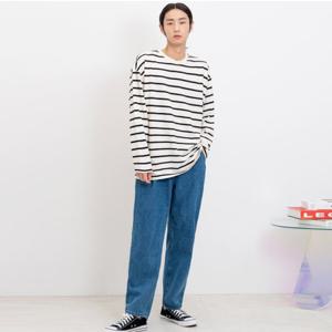 [리빌모아]남자 핀턱 오버핏 배기 데님 청바지 DJ2-JEA-SHSSGWJ2