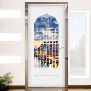 아트박스/꾸밈 co085-프로방스 현관문_(베네치아)_현관문방문시