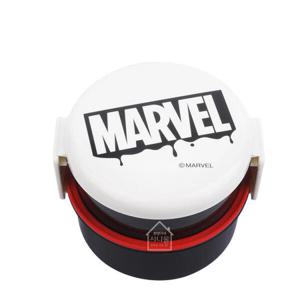 아트박스/키즈키즈 마블 로고 원형 2단도시락H490316