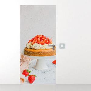 아트박스/꾸밈 gb819-달콤한딸기디저트모음_현관문시트지