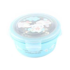 아트박스/키즈키즈 산리오 시나모롤 밀폐원형스텐도시락0416