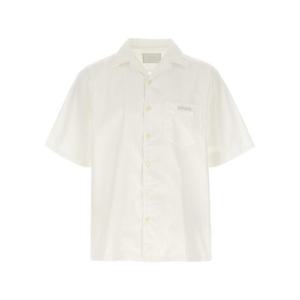 프라다 반팔 셔츠 UCS524SOOO10IVF0009 White