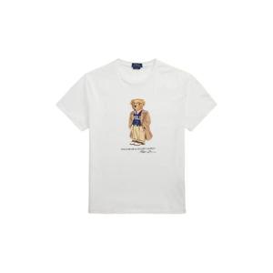 폴로 랄프로렌 반팔 티셔츠 710974584001 WHITEBEAR