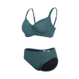 [레노마수영복]여성 셔링 비키니 다크그린 RN-LS2F304-DN