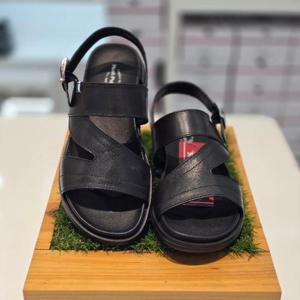 허시파피 세이브존04 남성컴포트세미캐주얼밴딩논슬립버클샌들A 333MQ014