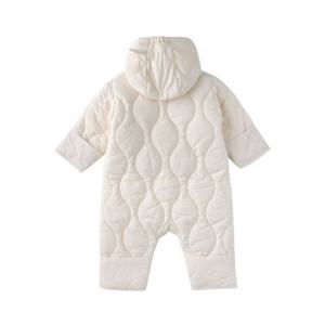 [밍크뮤]SC(아이보리)베베패딩아우터우주복 (35A1460301)2025가을겨울 신생아 백일 방한우주복 A