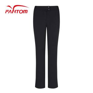 [팬텀] 여성 기모 절개 포켓 부츠컷 팬츠 221C3PT356_BK