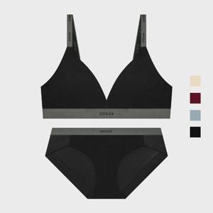 투톤 일체형 몰드 브라렛 팬티 세트 4Colors