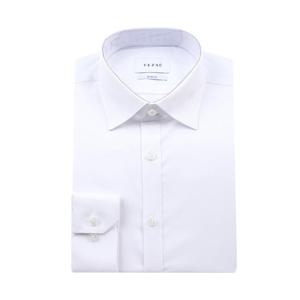 [예작(셔츠)]슬림핏 긴소매 구김없는 스판 솔리드 YJEFIS593-WH