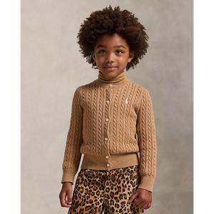 폴로 키즈 여아 2-6세 미니 케이블 코튼 카디건(CWPOSWER6820557260)