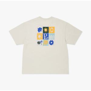 [플랙진]공용 블루 오션 박시 반팔 티셔츠 (PWTI2RSL19U)