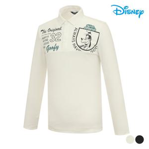 [디즈니골프]남성 아트웍 포인트 긴팔 카라 티셔츠 DM4MTS030