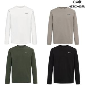 아이더 (DMU25253) 남성 릿지 부드러운 촉감의 긴팔 그래픽 라운드 티셔츠