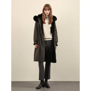 [올리비아로렌][올리비아로렌] 밍크 카_라 토끼안감  야생점퍼VO