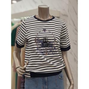 미니멈 세이브존01 밴딩 스트라이프 티셔츠 MZBKJI4960