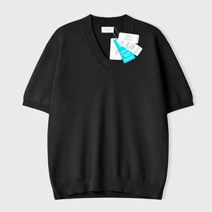 [리빌모아]남자 센느 하찌 브이넥 반팔 니트티 AT-KNH-Q007