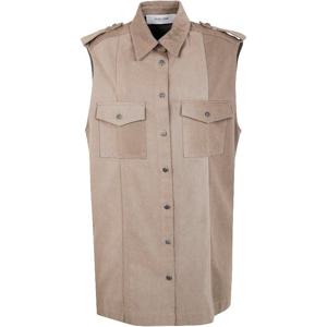 골든구스 오산느 슬리브리스 코튼 데님 셔츠 원피스 GWP02464 P