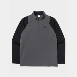 아이더  남성 STORM (스톰)   배색 긴팔 짚업 티셔츠(DMU24206C6)