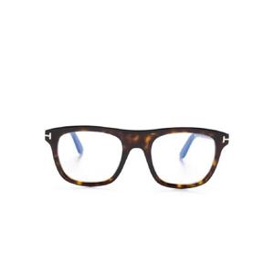 톰포드 톨토이즈셸 스퀘어 프레임 안경 FT5939B