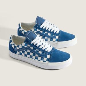 반스 VN000D7ZNUT 블루 올드스쿨 체커보드 남여공용 스니커즈 캔버스화 단화 어센틱 슬립온 체크 체크보드