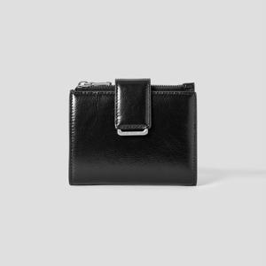 [빈폴ACC] (BE58A4M125) 노라 지퍼 2단 반지갑 - 블랙