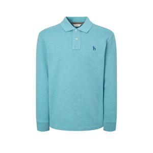 [헤지스남성] [아이코닉] 터콰이즈 긴팔 피케 티셔츠 HZTS5D431 T2