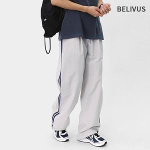 빌리버스 남성 트랙팬츠 라인 생활방수 트레이닝복 밴딩 바지 BXRP008