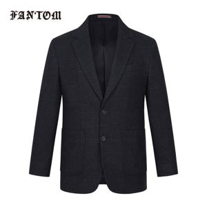 [팬텀] 남성 양모 체크패턴 울 자켓 211E3JK103_NA