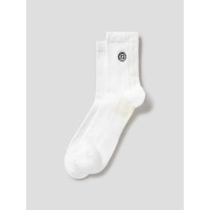 [빈폴골프ACC] (BE58KTB121) 남성 스트라이프 미들삭스 - 화이트